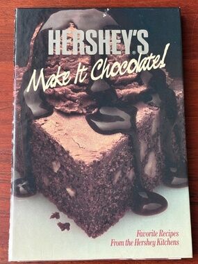 Vintage 1987 Hershey's Make It Chocolate! Cookbook